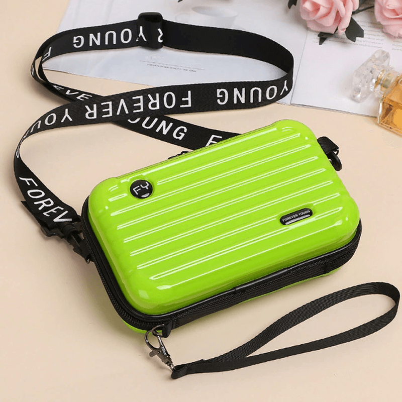 Reiseveske-inspirert crossbody-veske
