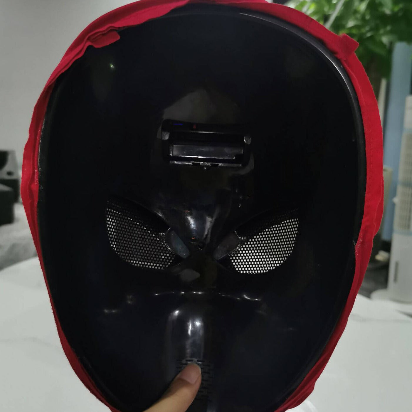 Spiderman Maske med Bevegelige Øyne