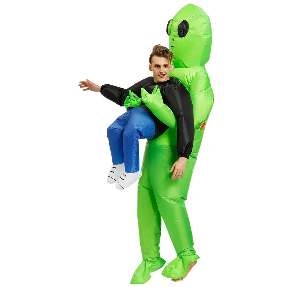 Oppblåsbar Alien Som Tar Deg - Morsomt Kostyme for Eventyr!