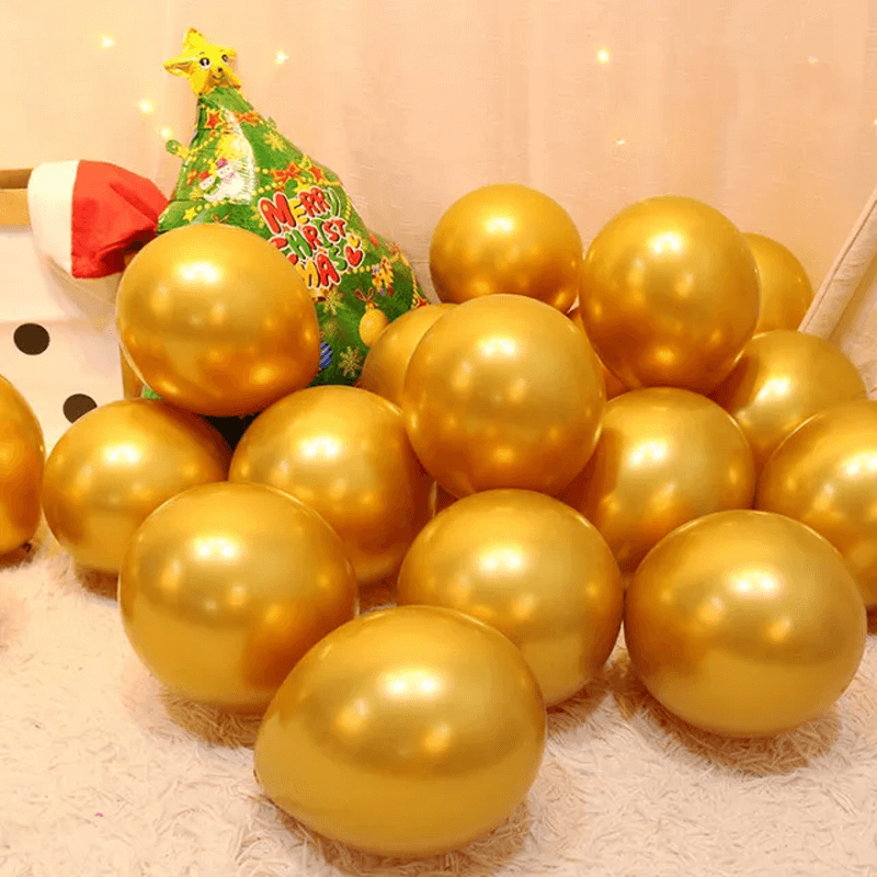 God Jul Ballonger i Flere Farger - Latexballonger Festballonger