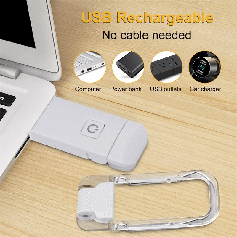 USB-oppladbar Bok- & Leselampe