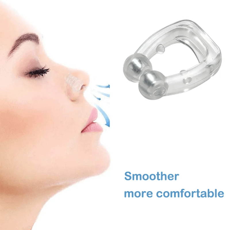 Anti-snorkende Magnetisk Silikon Nese Klemme