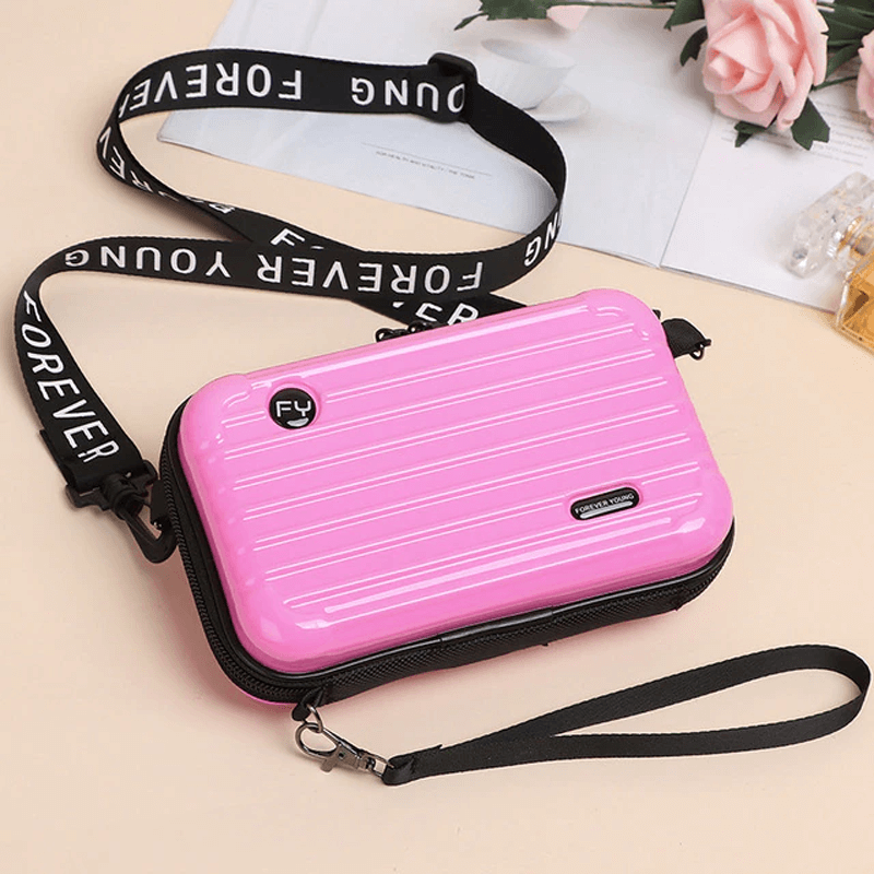 Reiseveske-inspirert crossbody-veske