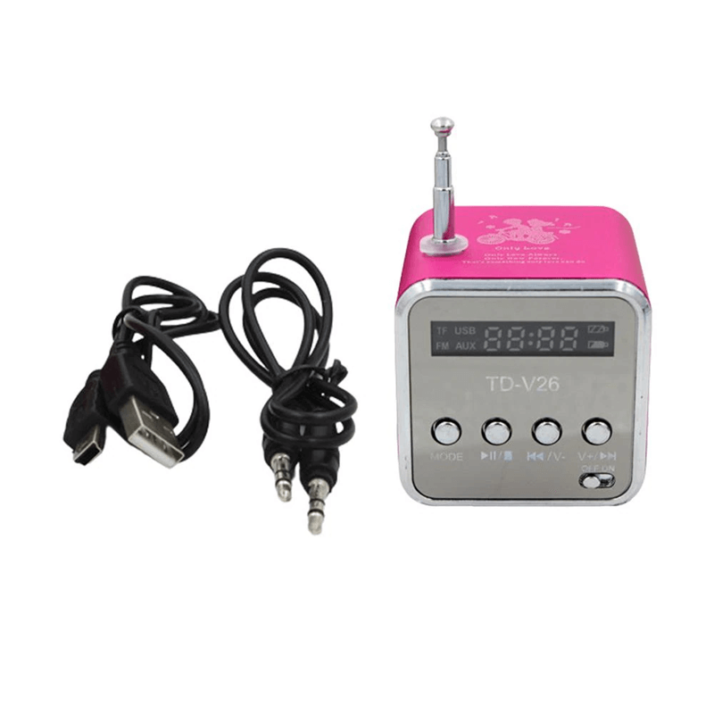 Mini Radio Bluetooth-høyttaler