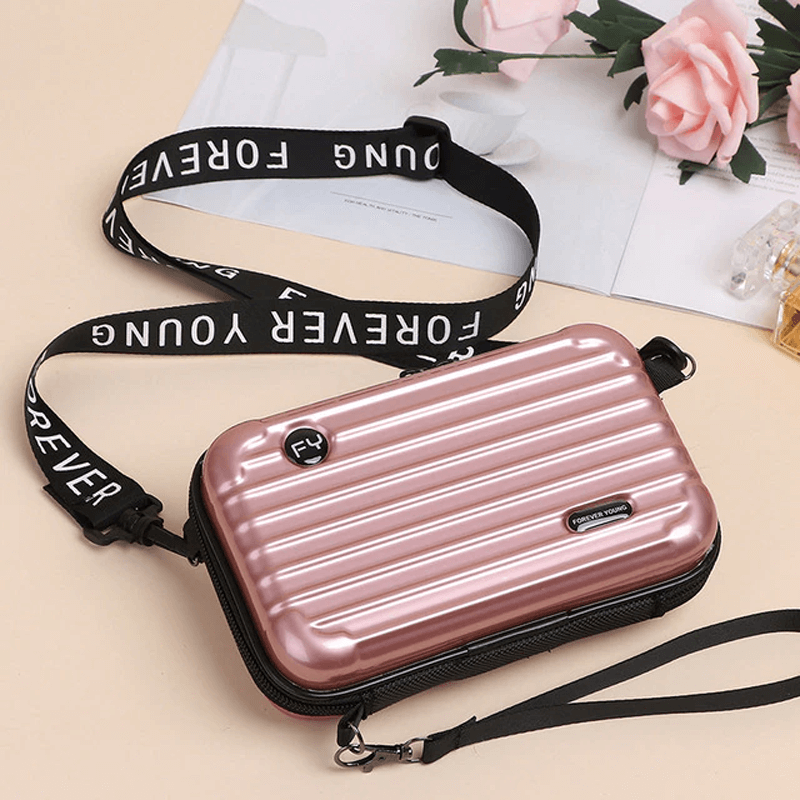 Reiseveske-inspirert crossbody-veske