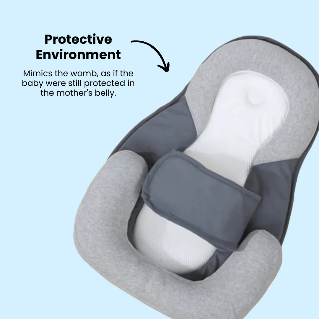 DrömNäste™ Babynest – Den ultimate babynesten som gir støtte rundt hodet