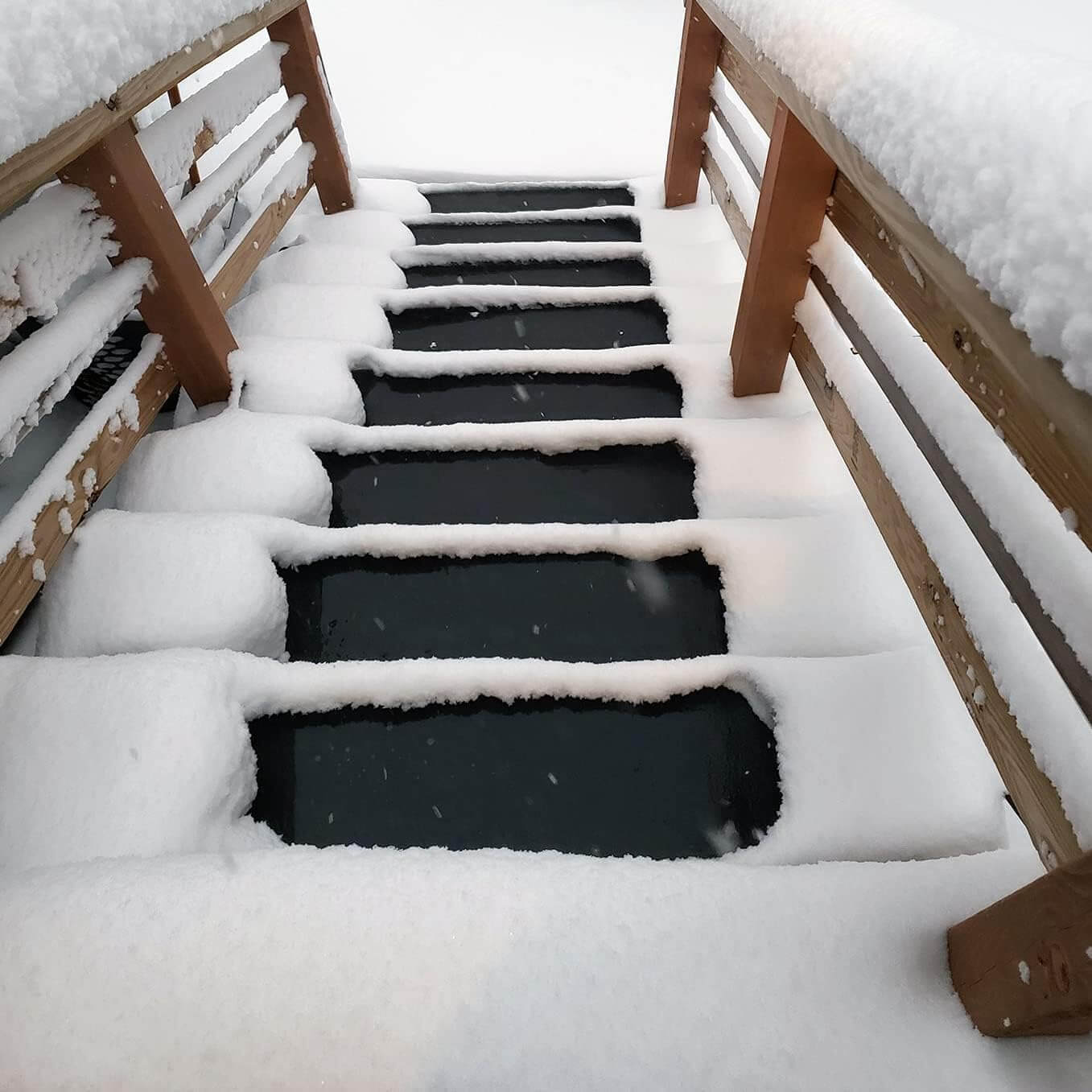 Oppvarmede snøsmeltematter