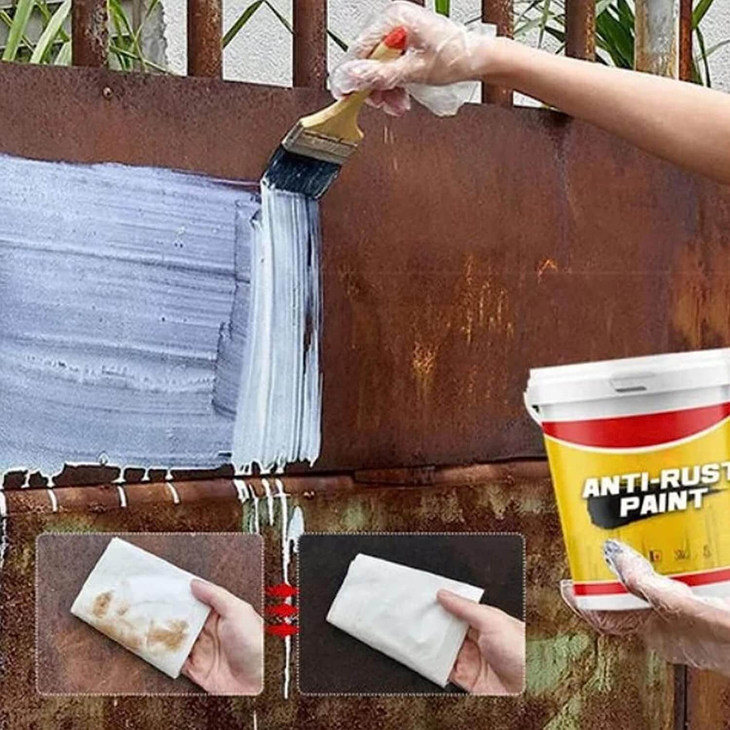 Anti-rust maling for metall