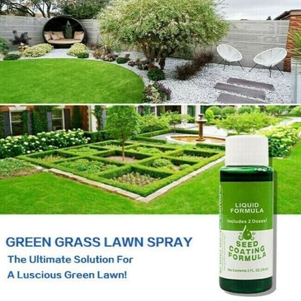 Flytende såing gressplen grønt spraysystem