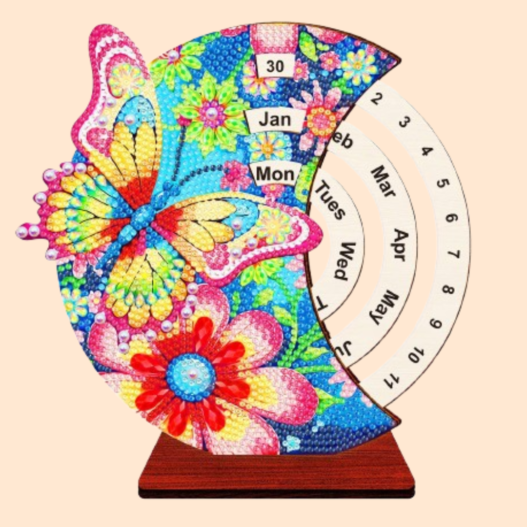 Vlinder | Kalender | Diamantmaleri