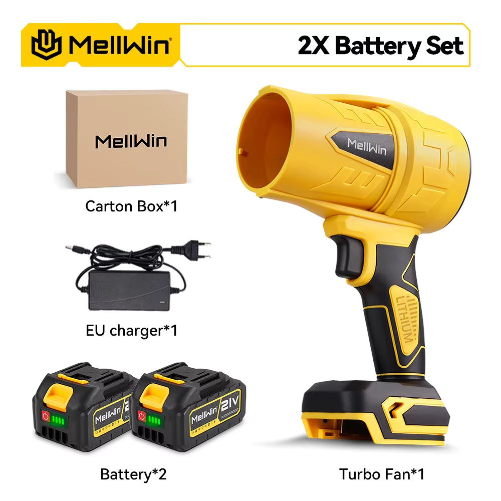 Mellwin™ Batteridrevet Luftblåser – Snø, Løv & Bil