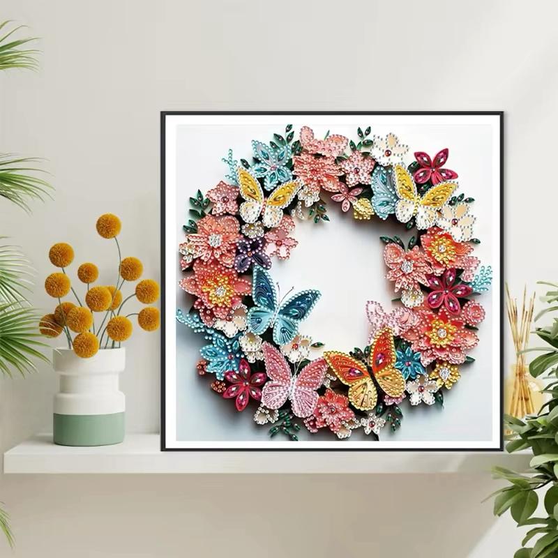 Blomsterkrans | Diamantmaleri