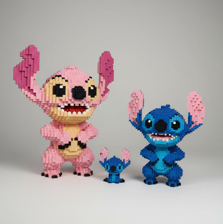 Mega rosa skapning | Byggeklosser