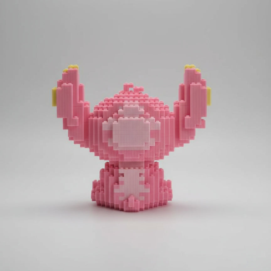 Sjenert rosa skapning | Byggeklosser