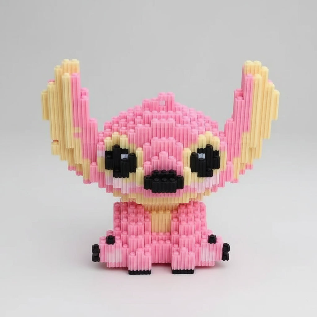 Sjenert rosa skapning | Byggeklosser