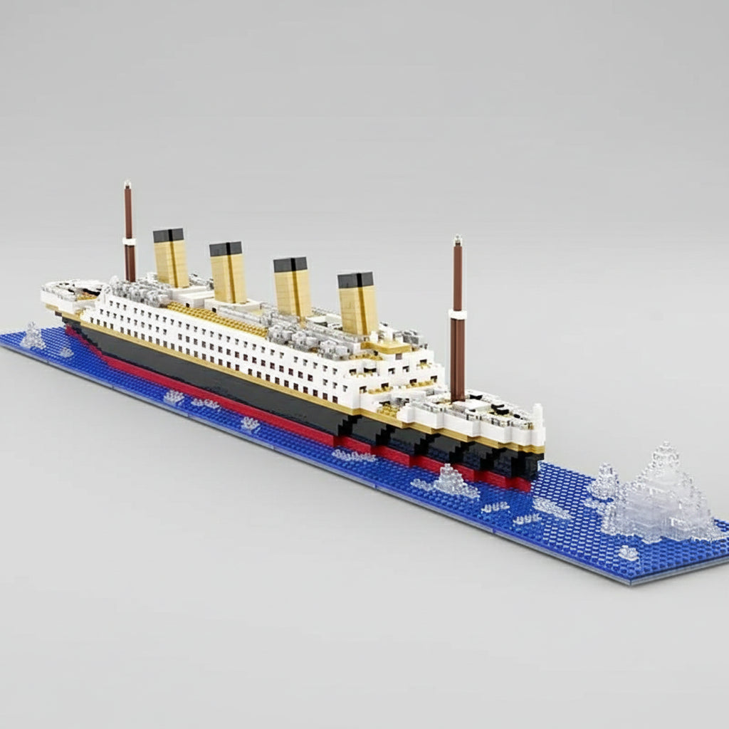 Titanic med isblokk | Byggeklosser