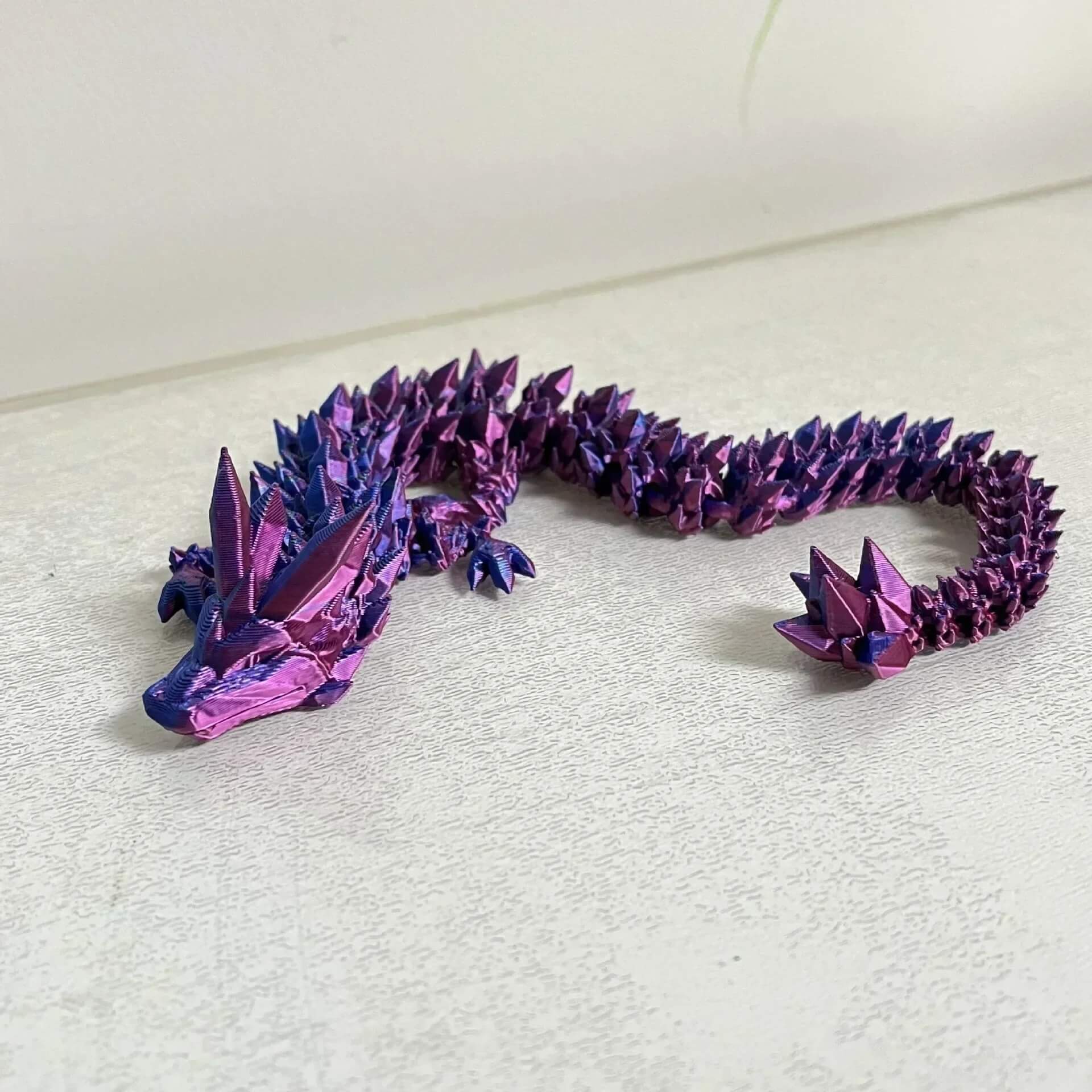 DrakeMorph - Bevegelig 3D-printet Dragemodell for Dekor og Fantasi
