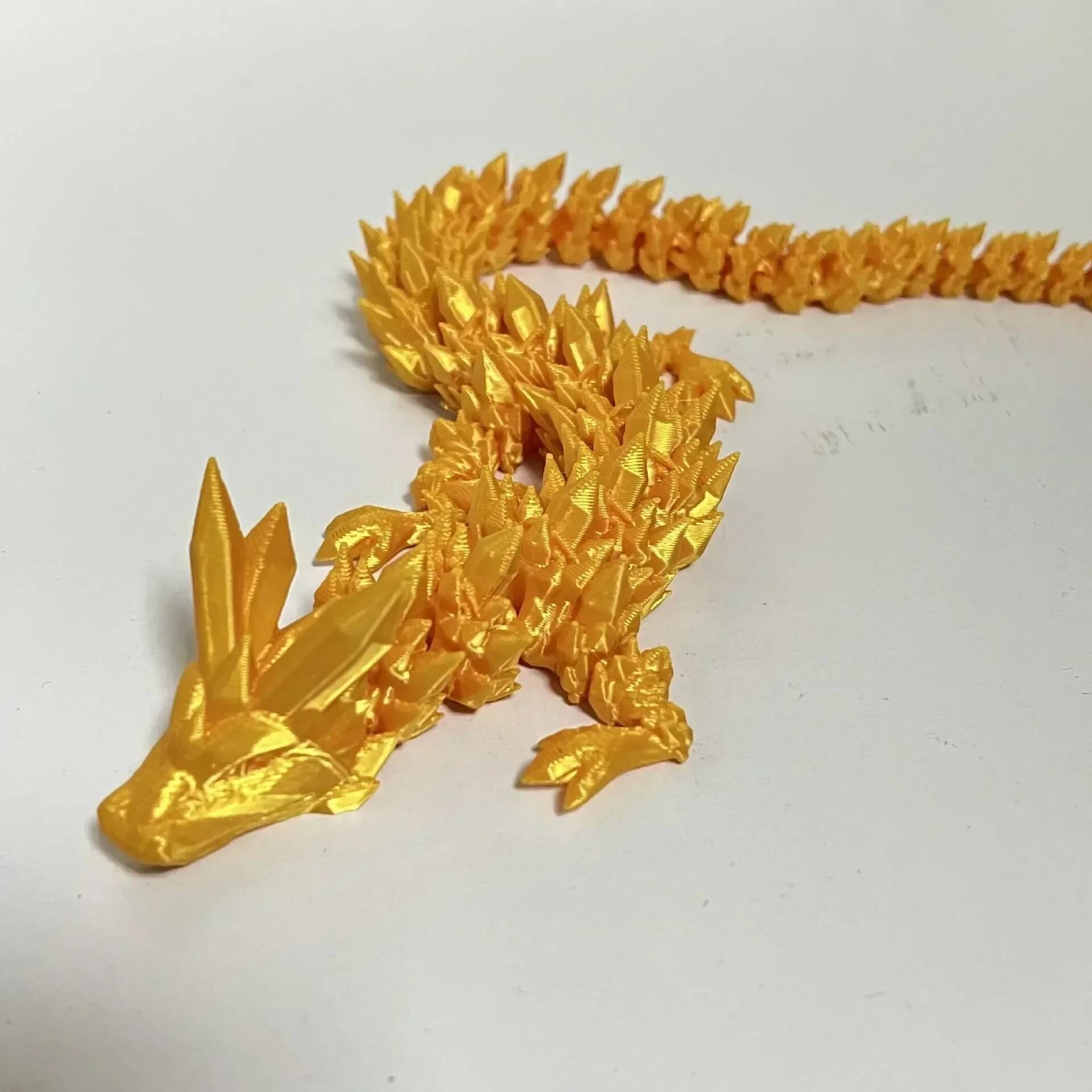 DrakeMorph - Bevegelig 3D-printet Dragemodell for Dekor og Fantasi