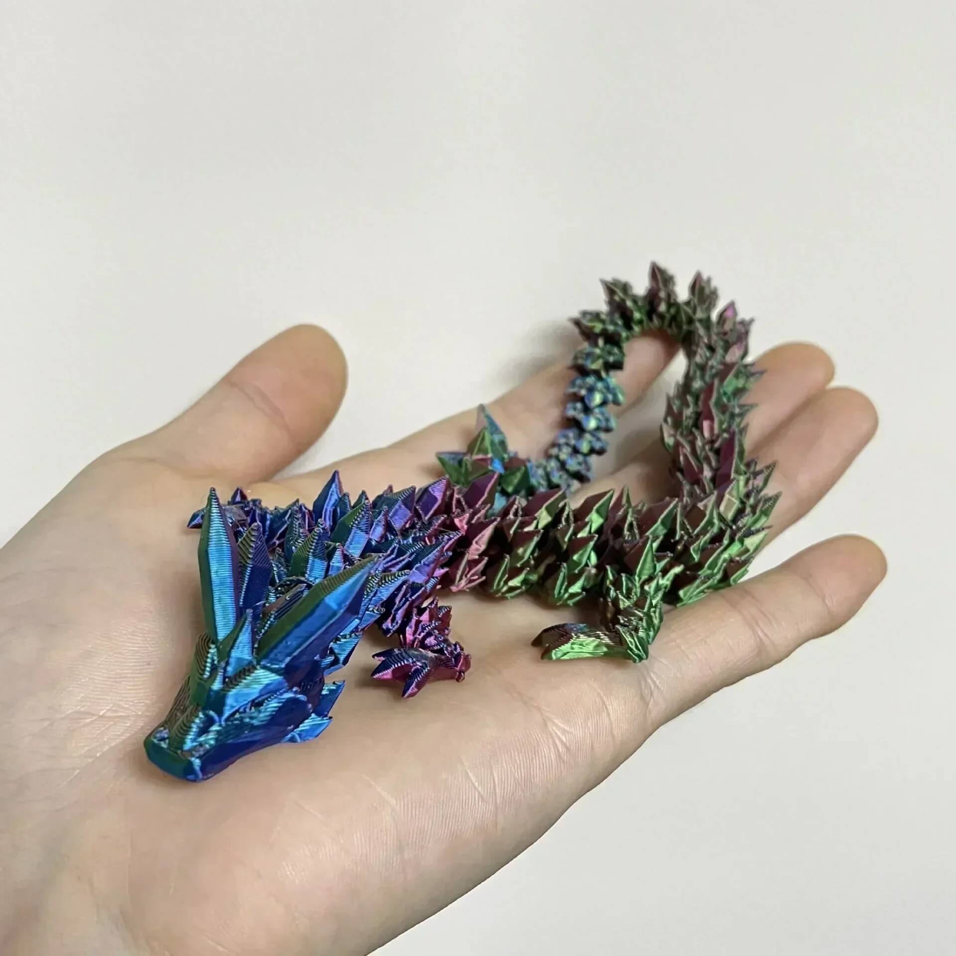 DrakeMorph - Bevegelig 3D-printet Dragemodell for Dekor og Fantasi