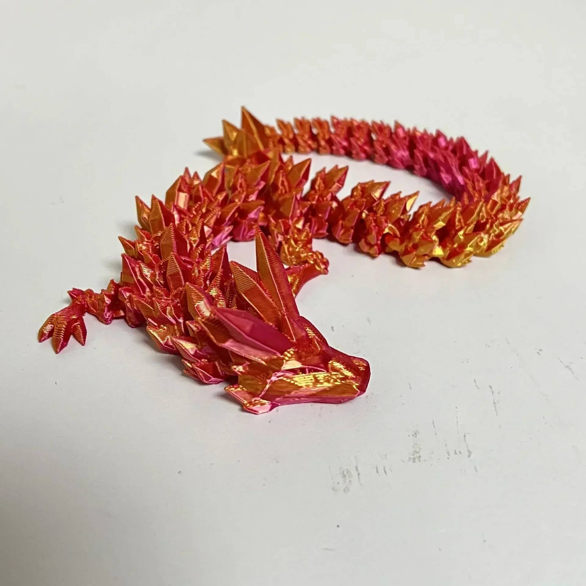 DrakeMorph - Bevegelig 3D-printet Dragemodell for Dekor og Fantasi