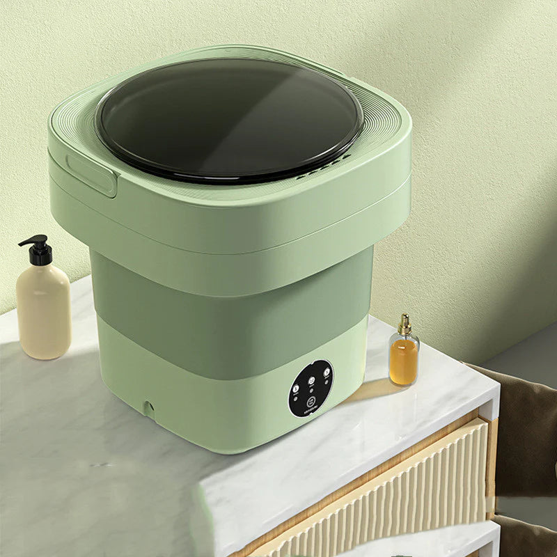 Portabel og Sammenleggbar Vaskemaskin