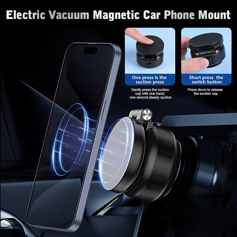 Elektrisk vakuum magnetisk biltelefonholder
