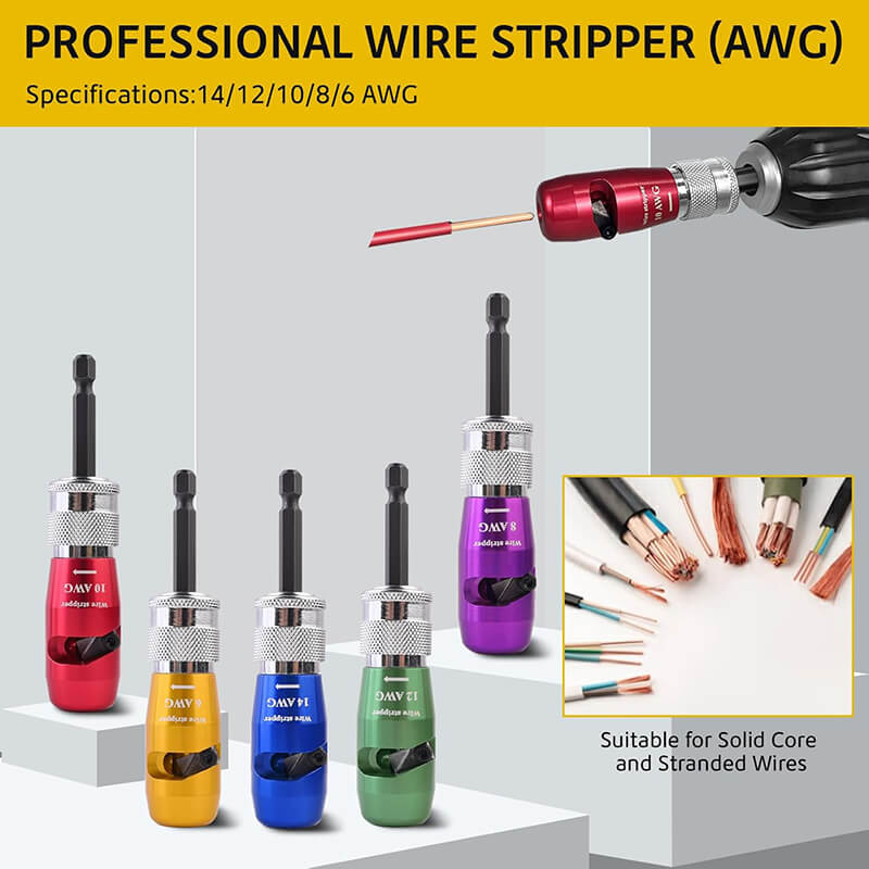 Trådstripper for AWG