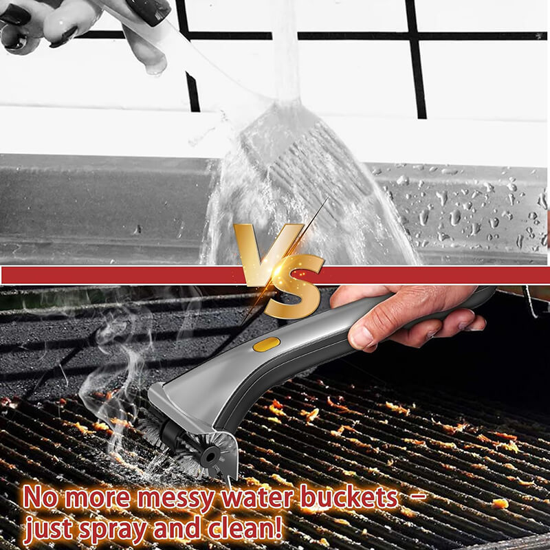 Elektrisk Dampgrillbørste