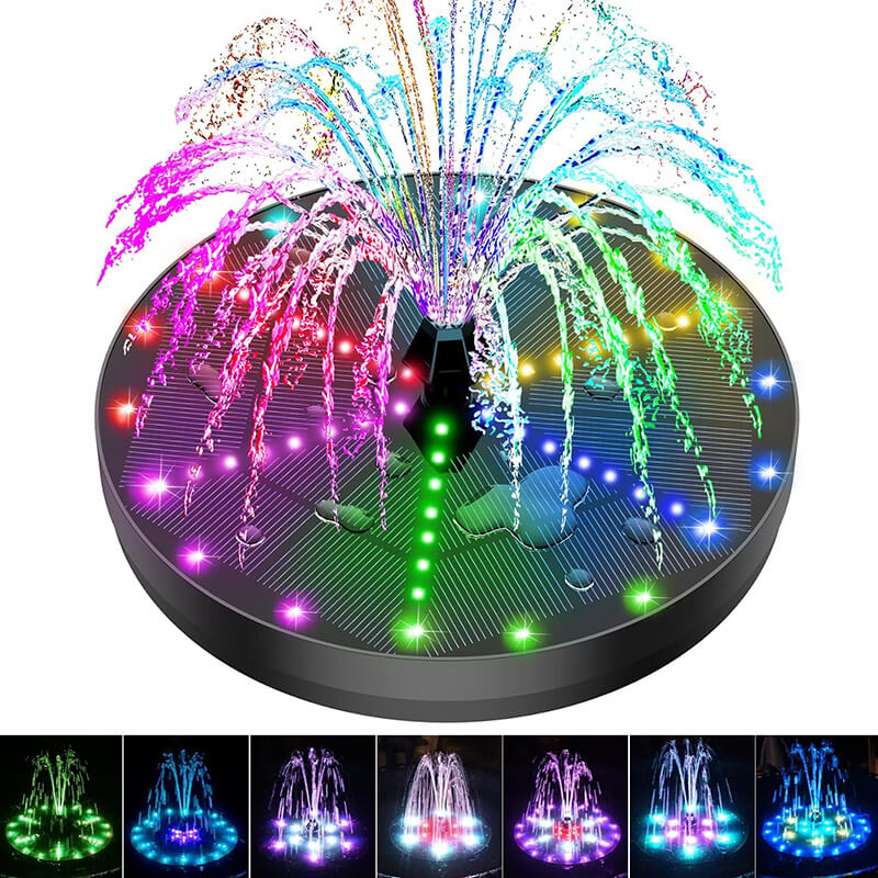 Solfontene med 60 LED-lys