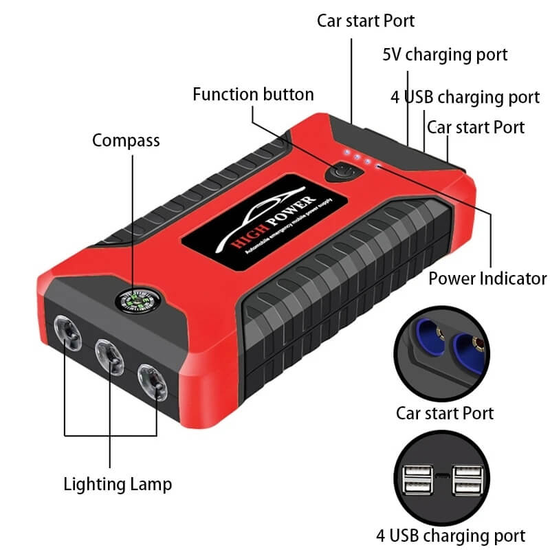 Startbooster og Power Bank Pro