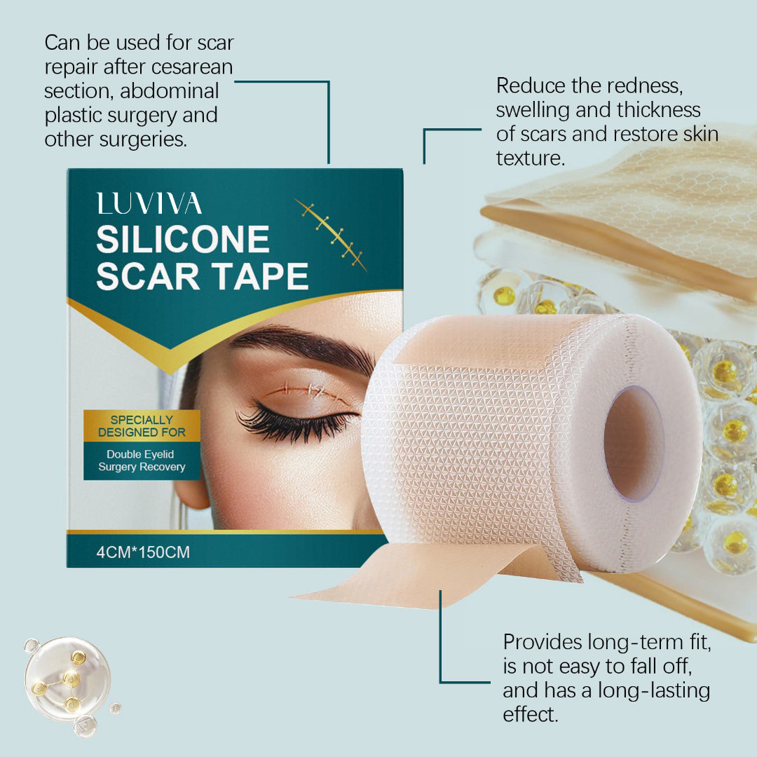 Luviva - Avansert Silikontape for Arrbehandling & Rynker