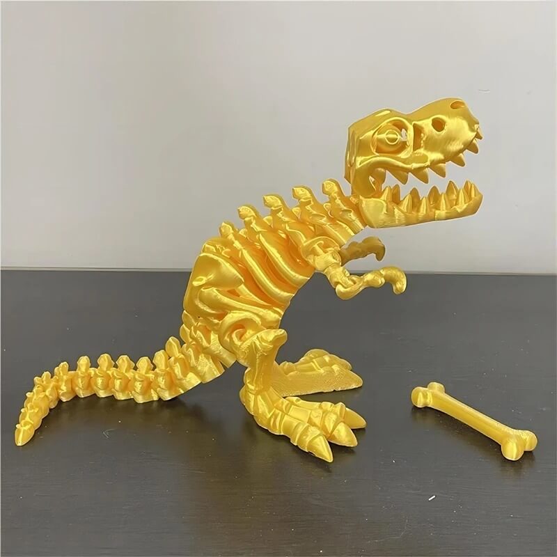 DinoFlex - Bevegelig 3D-printet Dinosaurmodell for Lek og Dekor