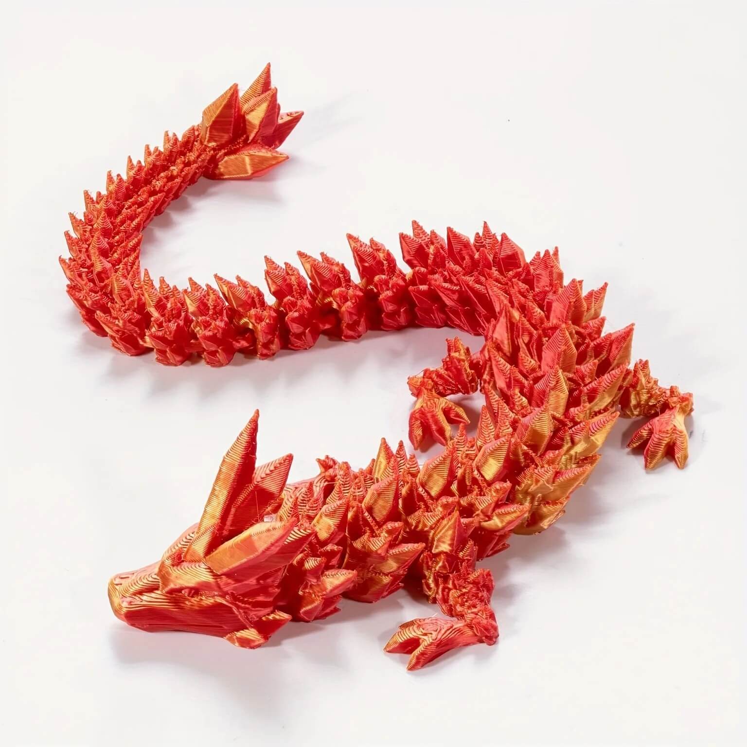 DrakeMorph - Bevegelig 3D-printet Dragemodell for Dekor og Fantasi