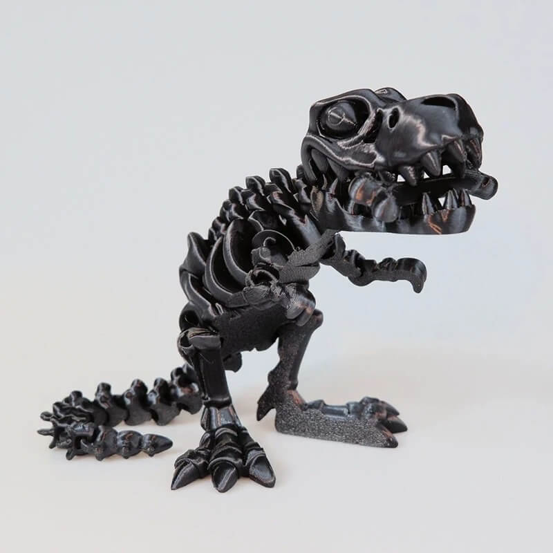 DinoFlex - Bevegelig 3D-printet Dinosaurmodell for Lek og Dekor