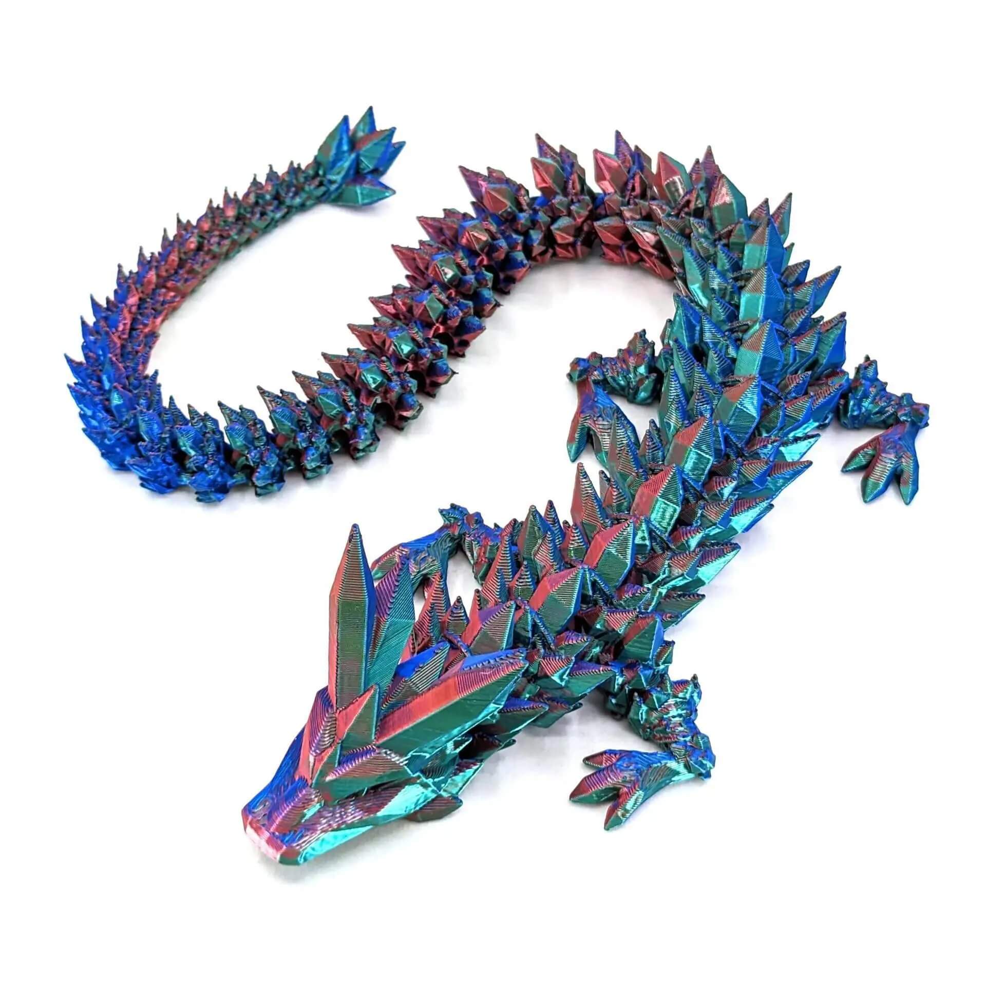 DrakeMorph - Bevegelig 3D-printet Dragemodell for Dekor og Fantasi