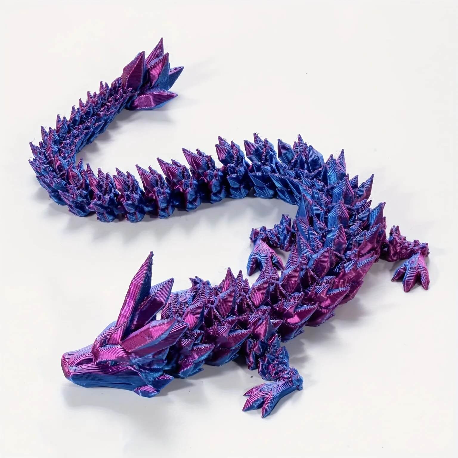 DrakeMorph - Bevegelig 3D-printet Dragemodell for Dekor og Fantasi