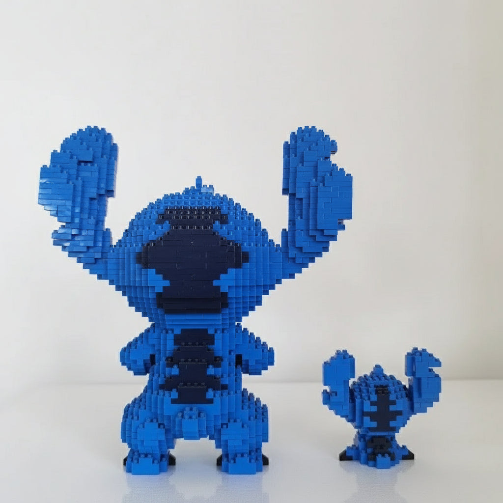 Søt blå skapning | Byggeklosser