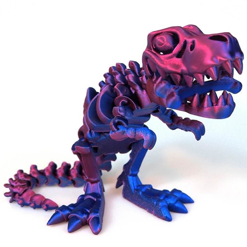 DinoFlex - Bevegelig 3D-printet Dinosaurmodell for Lek og Dekor
