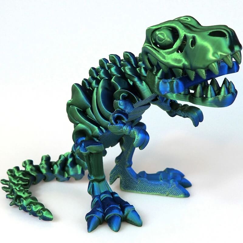 DinoFlex - Bevegelig 3D-printet Dinosaurmodell for Lek og Dekor
