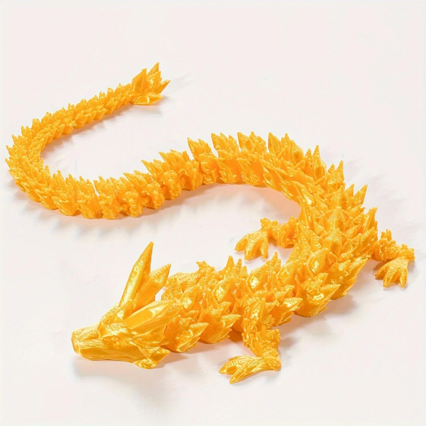DrakeMorph - Bevegelig 3D-printet Dragemodell for Dekor og Fantasi