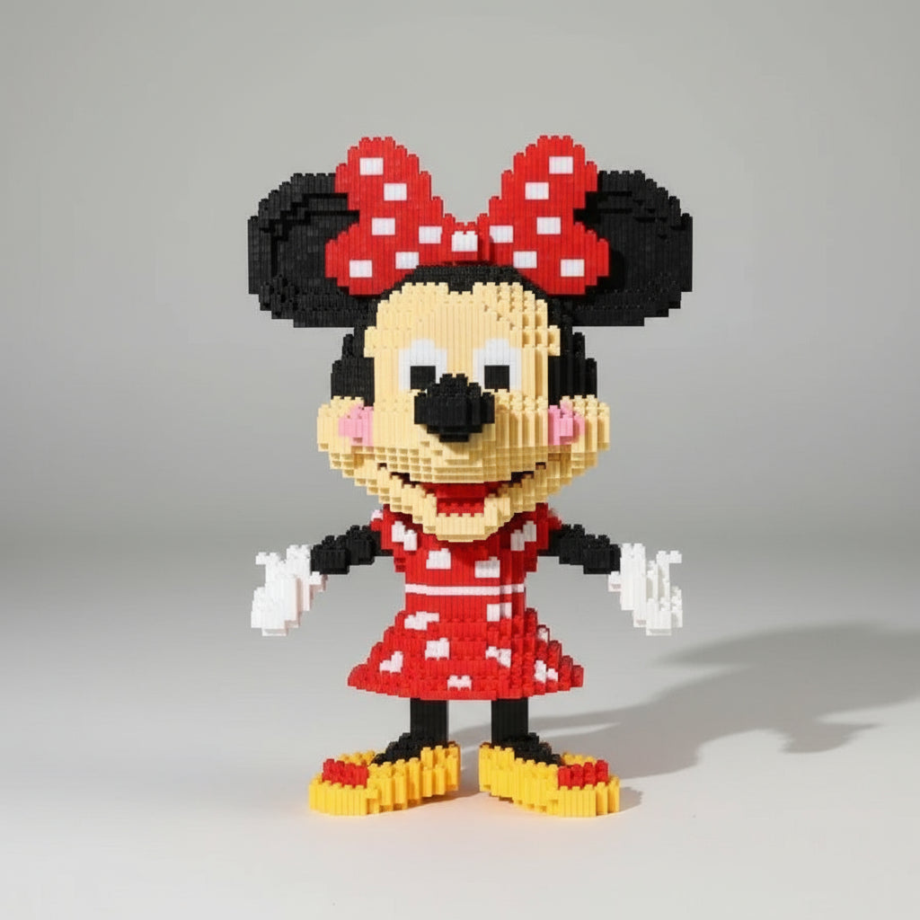 Mega Mouse i rød kjole | Byggeklosser