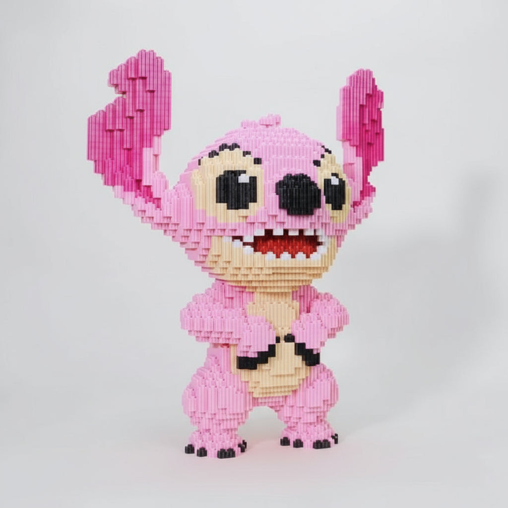 Mega rosa skapning | Byggeklosser