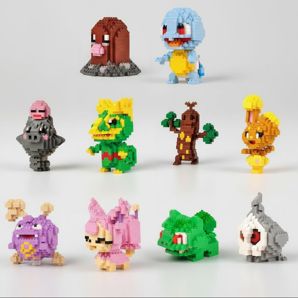 Mini Fictional Creatures | Bestill 3 med 25% ekstra rabatt! | Byggeklosser