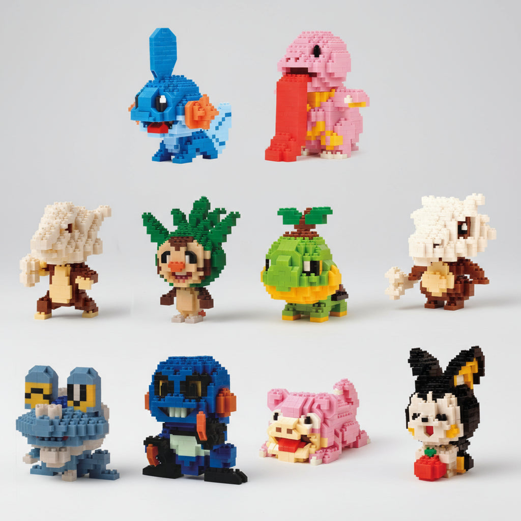 Mini Fictional Creatures | Bestill 3 med 25% ekstra rabatt! | Byggeklosser