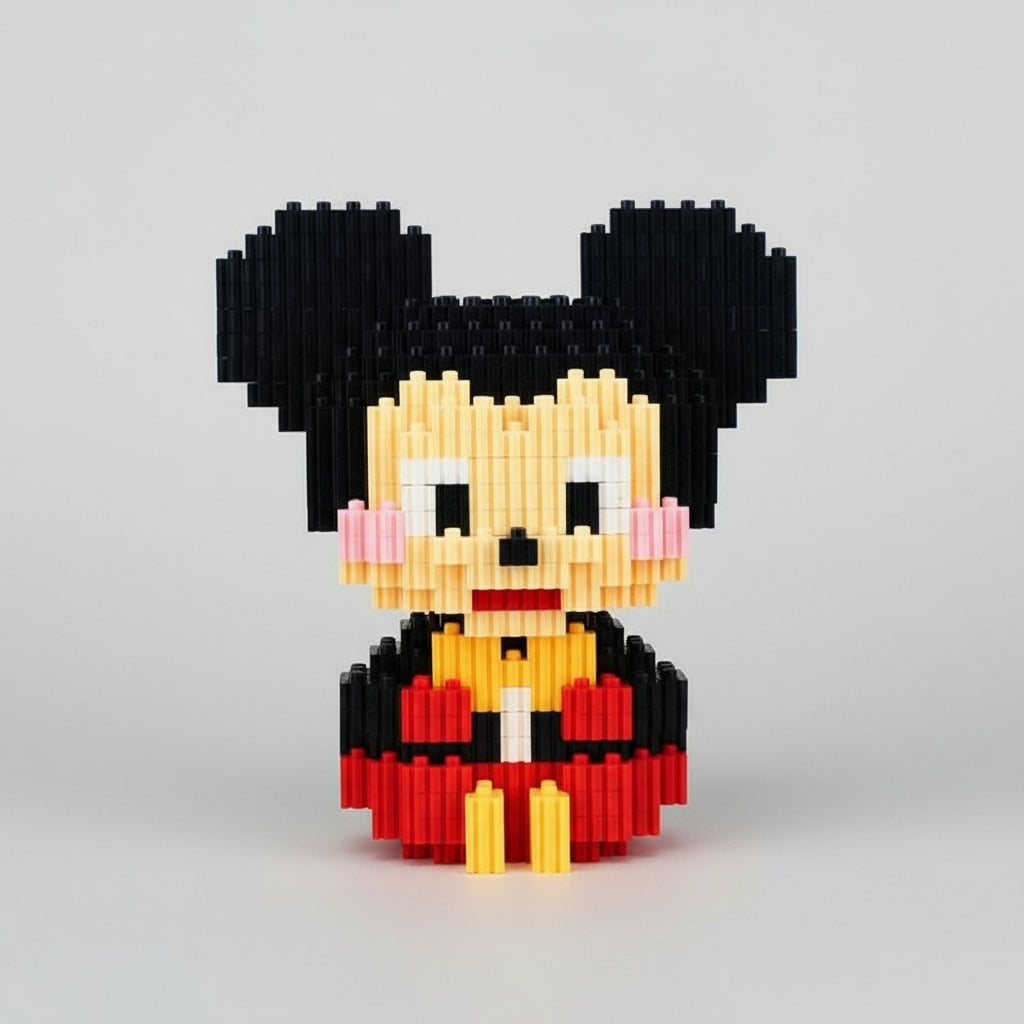 Mini Mouse i rød pakke | Byggeklosser