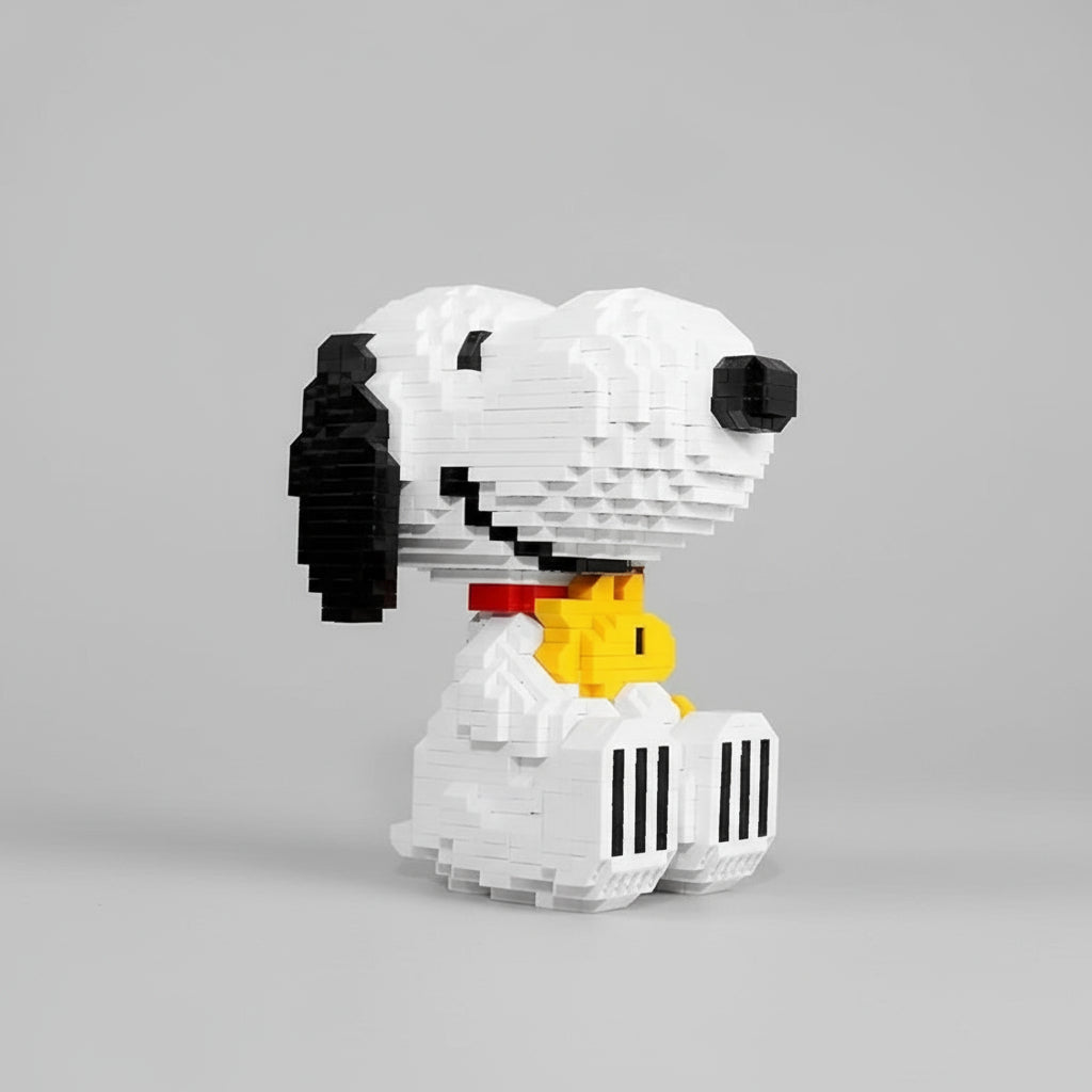 Søt fiktiv beagle | byggeklosser