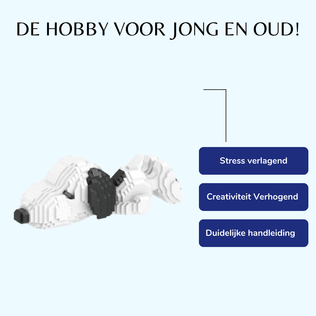 Sleeping Fictitious Beagle | Byggeklosser